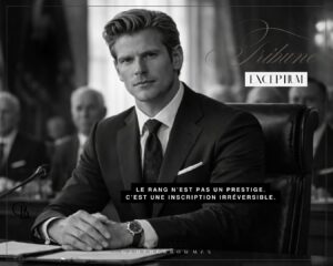 EXCEPTIM - LE RANG N’EST PAS UN PRESTIGE. C’EST UNE INSCRIPTION IRRÉVERSIBLE. GAUTHÉ&BOWMAN. PARIS