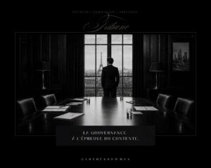 EXCEPTIUM. Gouvernance. GAUTHÉ&BOWMAN. PARIS