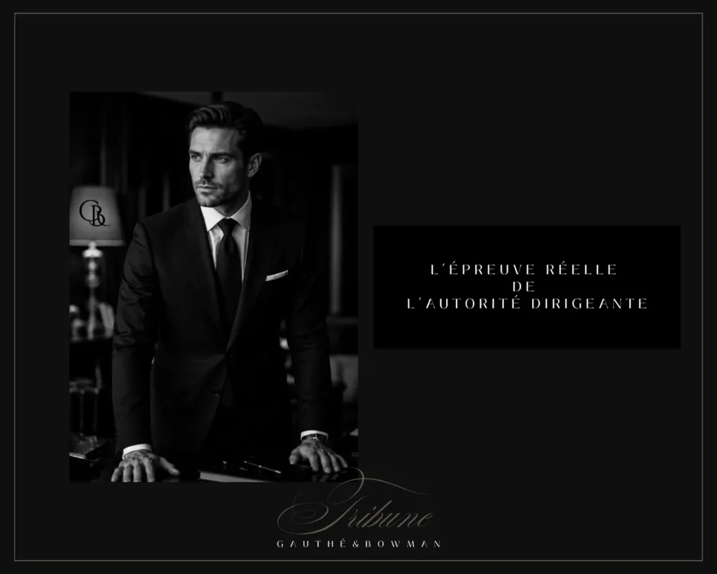 L'autorité dirigeante. EXCEPTIUM. GAUTHÉ&BOWMAN