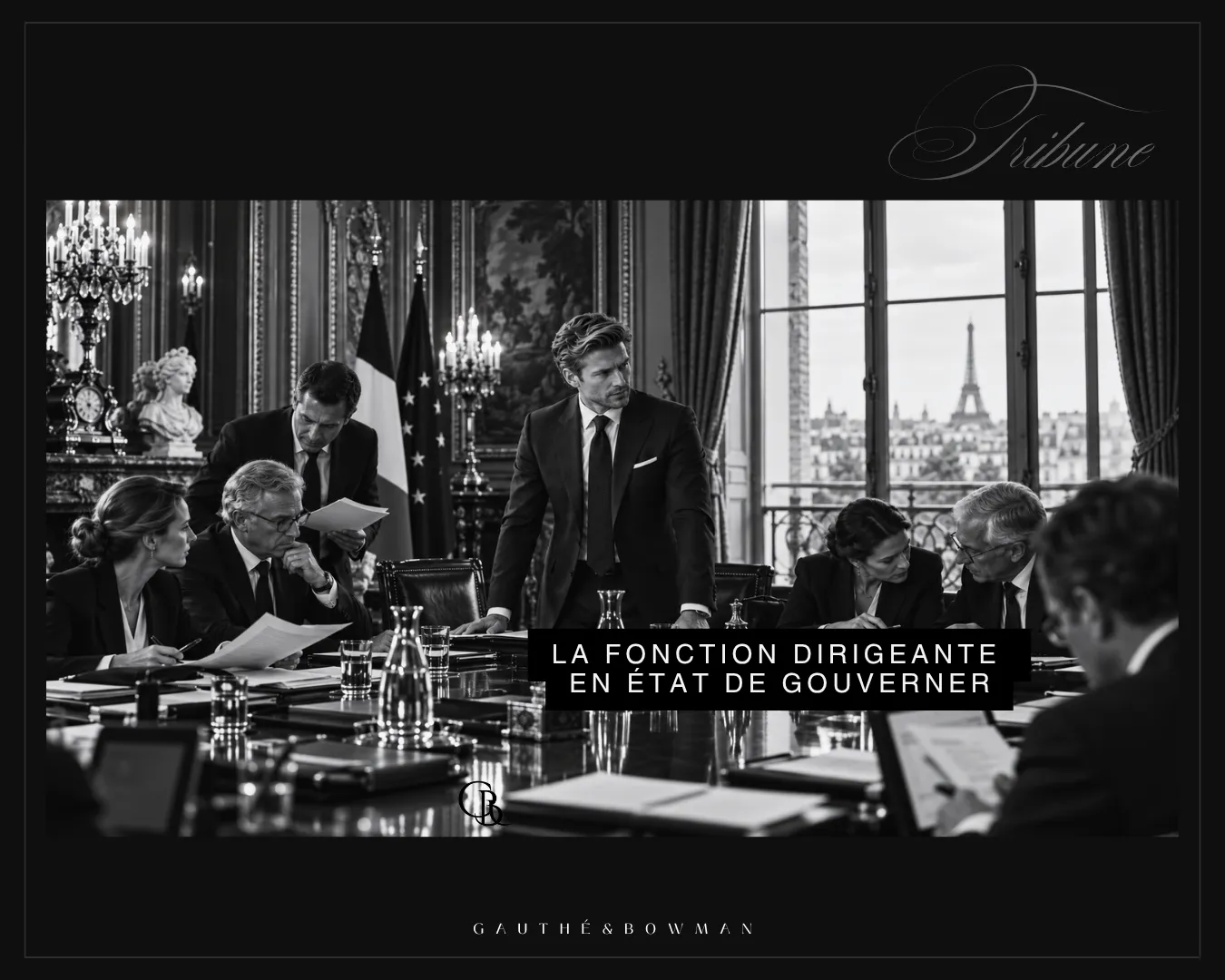 LA FONCTION DIRIGEANTE EN ETAT DE GOUVERNER. GAUTHE&BOWMAN. PARIS